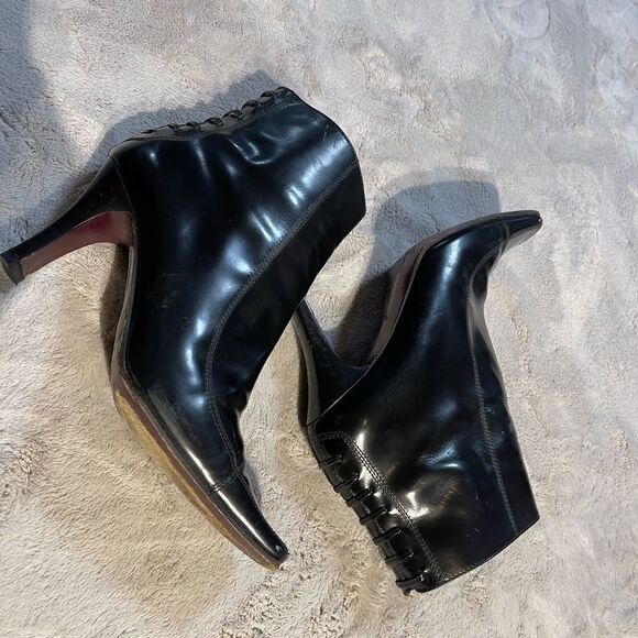 Via spiga structured square toe leather boots - Picture 5 of 10